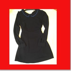 Tinley Road Navy Blue Chiffon Dress 👗